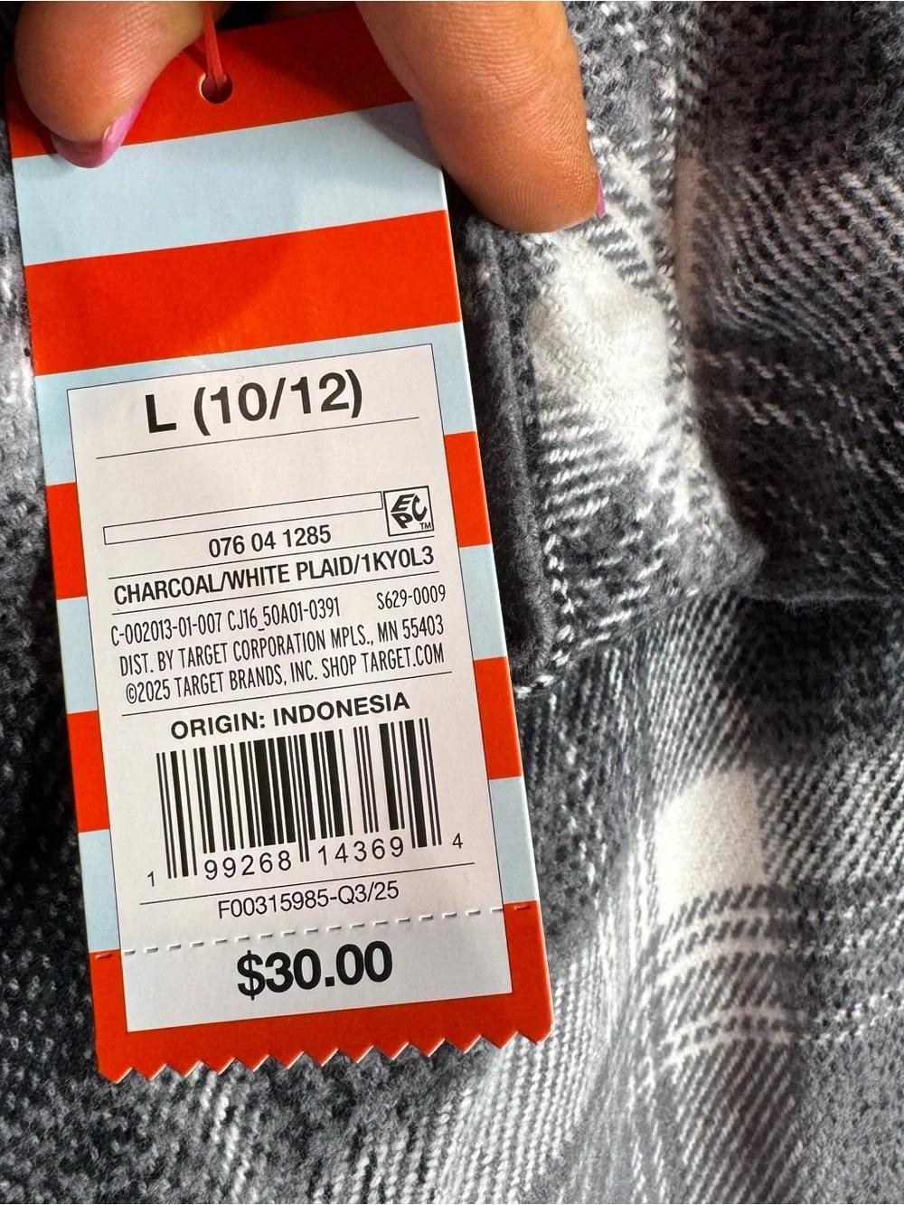 Cat & Jack cozy plaid